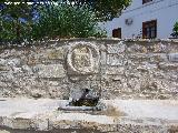 Fuente del Caño. Escudo y caños