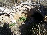 Castillo de la Peña. Aljibe. Arranque de las bóvedas centrales
