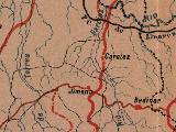 Garcíez. Mapa 1885