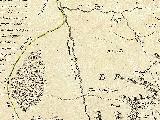 Río Guadiana Menor. Mapa del Adelantamiento de Cazorla 1797