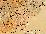Río Guadiana Menor. Mapa 1879