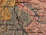 Río Guadiana Menor. Mapa 1901