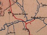 Río Guadiana Menor. Mapa 1901