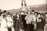 Ermita de la Virgen de los Ángeles. Foto antigua. Procesionando a la Purísima Concepción