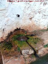 Pilar del Algarrobo. Caño