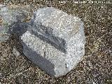 Cantera del Río Víboras. Restos de piedra tallada