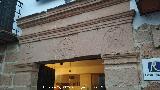 Dintel. Casona Caridad Zambrano - Baos de la Encina