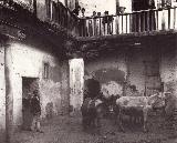 Albaicín. Foto antigua. Patio del Albaicín