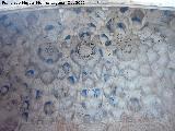 Alhambra. Patio de los Arrayanes. Bóveda con policromía azul