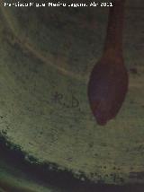 Colegiata de la Asuncin. Firma del artesano campanero