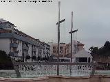Fuente del marino Alcalá-Galiano. Barco