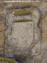 Convento de Santa Clara. Escudo izquierdo