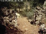 Poblado visigodo de El Castelln. Puerta de acceso