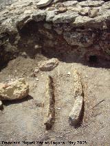 Poblado visigodo de El Castelln. Canalizacin de aguas