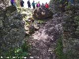Poblado visigodo de El Castelln. Puerta de acceso