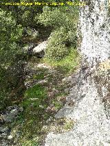 Poblado visigodo de El Castelln. Camino medieval