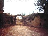 Castillo de Montefro. Entrada