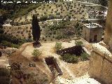 Castillo de Montefro. Aljibes y torren