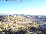 Petroglifos de Alicún de las Torres. Paisaje desde los petroglifos