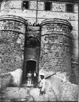 Castillo de Chinchilla de Montearagón. Foto antigua. Penal principios del siglo XX