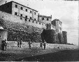 Castillo de Chinchilla de Montearagón. Foto antigua. Penal principios del siglo XX