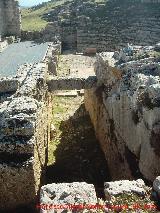 Yacimiento arqueológico Ronda la Vieja. Acceso al graderío