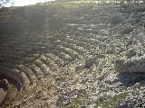 Yacimiento arqueológico Ronda la Vieja. Graderío