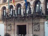 Ayuntamiento de Ronda. Balc�n y escudos