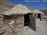Los Millares. Zona de interpretación. Cabañas