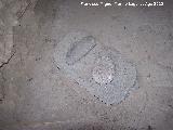 Los Millares. Zona de interpretación. Molino de mano