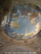 Misterio de Elche. Cúpula y puerta por donde baja el ángel