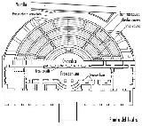 Segóbriga. Teatro. Plano