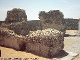 Segóbriga. Termas Monumentales. Muros