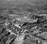 Atienza. Foto antigua. Vista aérea
