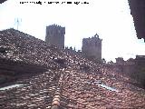 Catedral de Sigüenza. Fachada principal. Torres