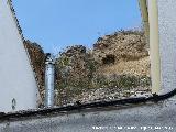 Muralla de Alcaudete. Tras las casas de la Calle Carnicería