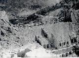 Pantano del Jándula. Construcción de la presa