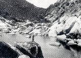 Pantano del Jándula. Corte de la Lancha
