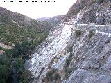Pantano del Jándula. Canal de desagüe