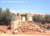 Molino de Arquillos el Viejo. Puerta en construcción.