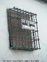 Casa de la Calle Molino nº 68. Rejería