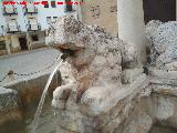Fuente de los Leones. León del oeste