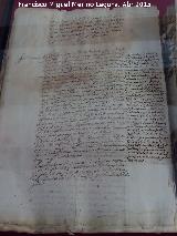 Historia de Baeza. Libro de protocolo 1618 del Colegio de San Basilio. Archivo Histórico Provincial de Jaén