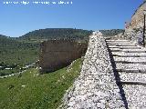 Muralla. Quiebro de la muralla