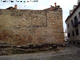Muralla del Torrico. Terminación de las murallas en la Plaza Requena