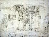 Palacio de Jabalquinto. Dibujo de Valentín carderera y solano está en la fundación lazaro galdiano