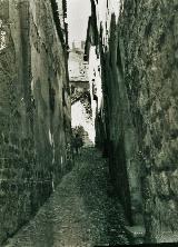 Calle Santa Cruz. Foto antigua