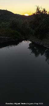 Ocaso. Alberca Sur de la Venta - Los Villares