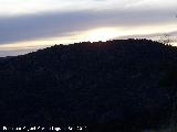 Ocaso. Loma del Puerto de la Cereceda - Andújar