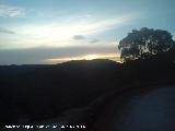 Ocaso. Loma del Puerto de la Cereceda - Andújar